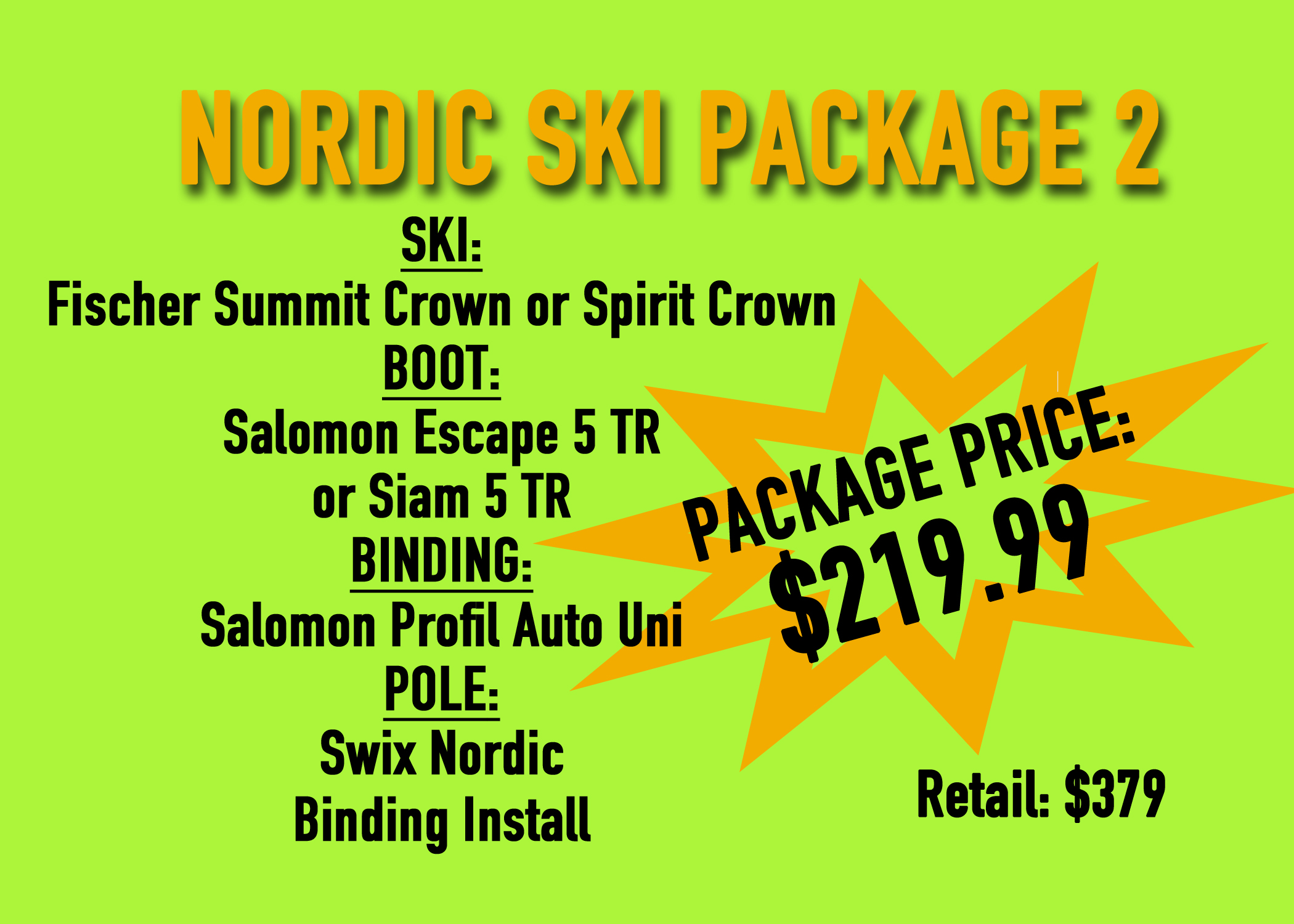 Ski & Snowboard Packages at Shepherd & Schaller Outdoors Starts In Here